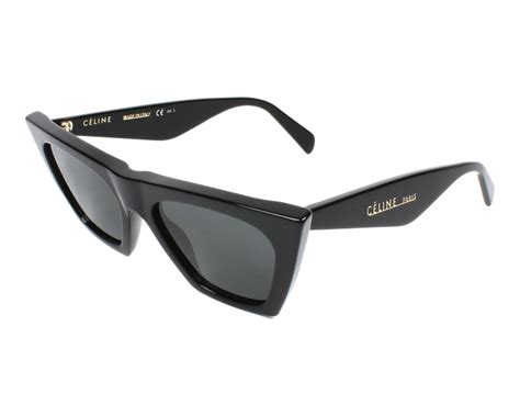 celine cl 41468 s|Celine Cl41468/s 807ir Black Cat Eye Sunglasses .